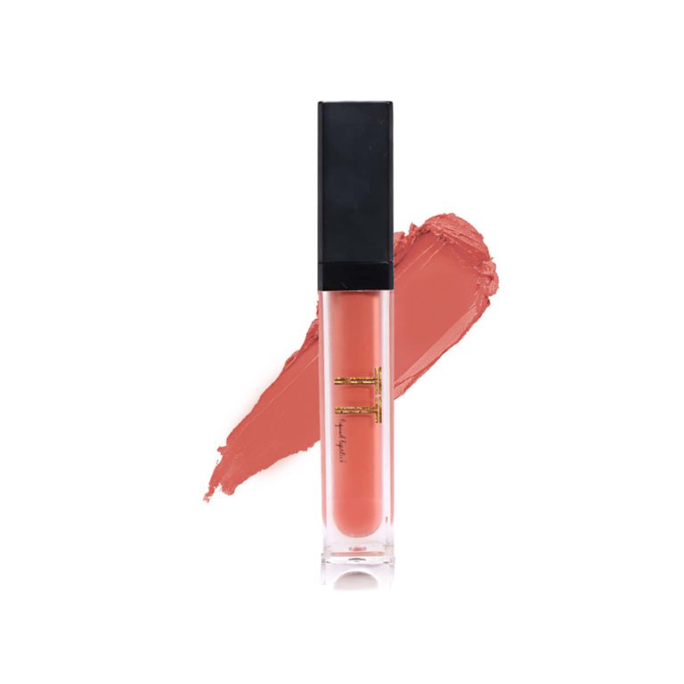 Solace peach pink nude liquid matte lipstick
